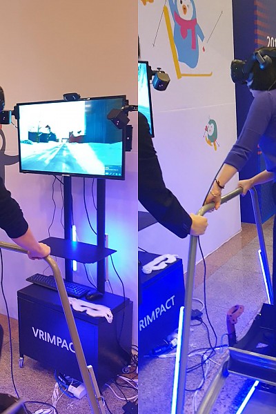 [VR구축판매행사용]VR스키(VR SKI)+VR서핑(VR SURFING) 시뮬레이터(SIMULATOR) 소개영상(VR체험존/VR체험행사/VR렌탈대여임대)-VR임팩트 자체제작 컨텐츠